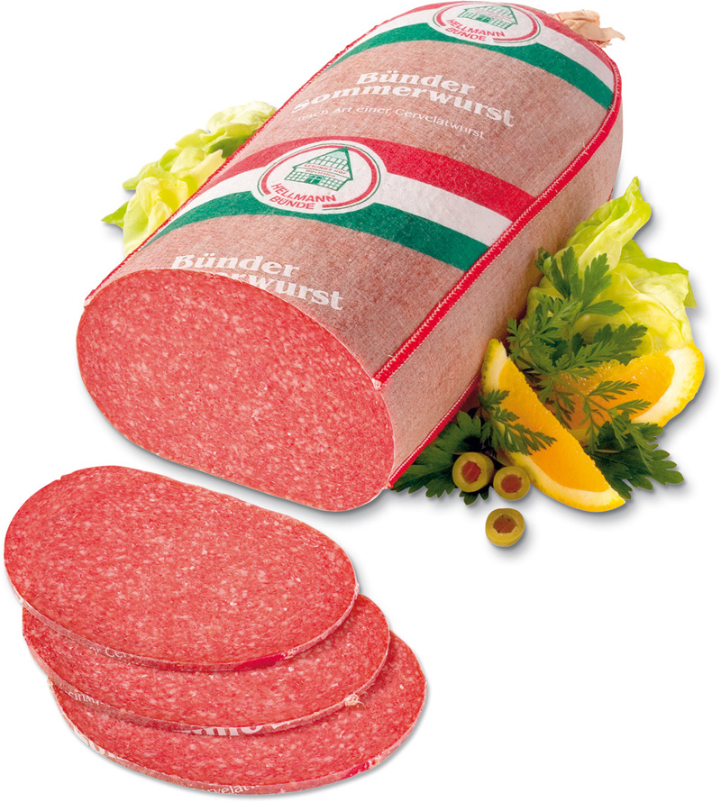 Westf. Sommerwurst Auslese, Brotform