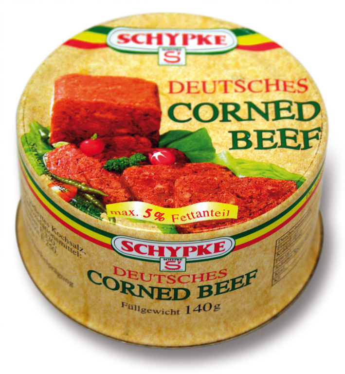 Deutsches Corned Beef in Dosen a 140 g