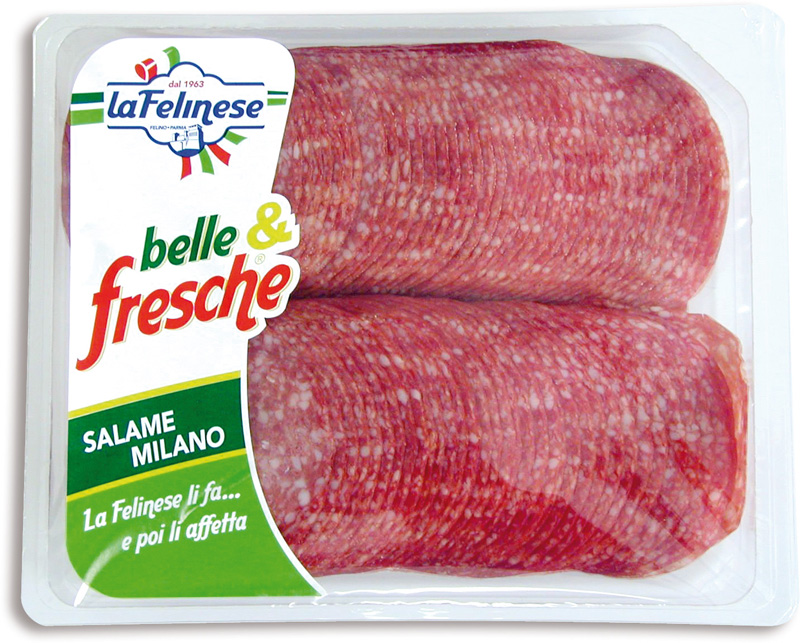 Orig. Ital. Salami „Milano“, 500 g geschnitten