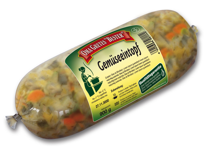 „Gretes“ Gemüseeintopf 900 g ohne Zusatzstoffe